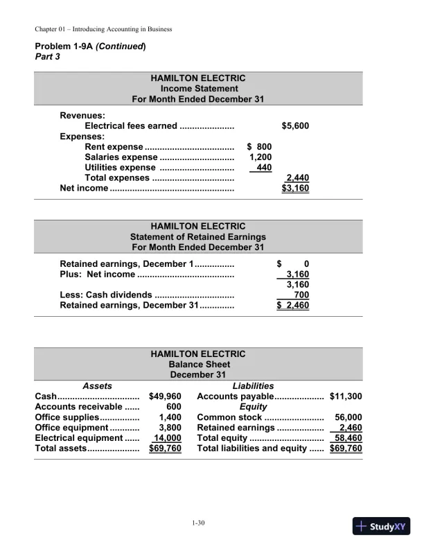 Solution Manual for Financial Managerial Accounting, 4th edition - Page 31 preview image