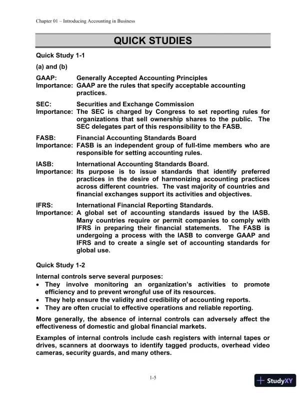 Solution Manual for Financial Managerial Accounting, 4th edition - Page 6 preview image