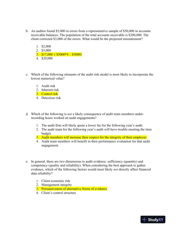 Audit and Independence Challenges: Evaluating Risk, Ethics, and Strategies in Client Engagement - Page 3 preview image
