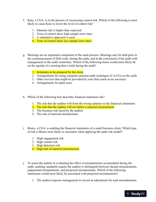 Audit and Independence Challenges: Evaluating Risk, Ethics, and Strategies in Client Engagement - Page 4 preview image