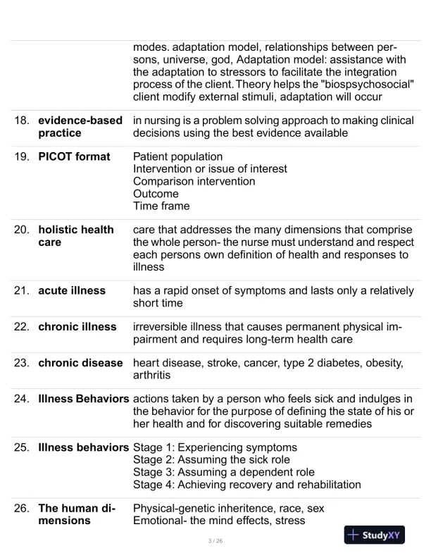 Jersey College Clinical Analysis Midterm Exam With Answers (248 Solved Questions) - Page 4 preview image