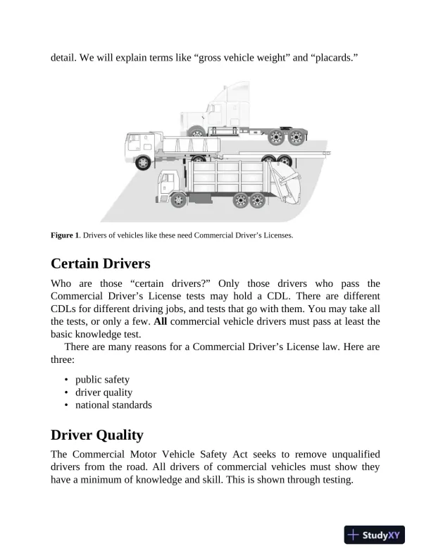 CDL: Commercial Driver's License Truck Driver's Test, 5th Edition (2023) - Page 15 preview image