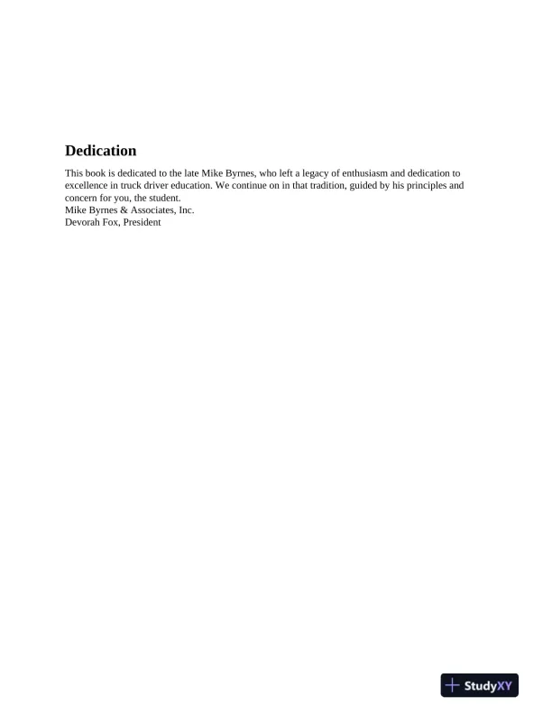 CDL: Commercial Driver's License Truck Driver's Test, 5th Edition (2023) - Page 4 preview image
