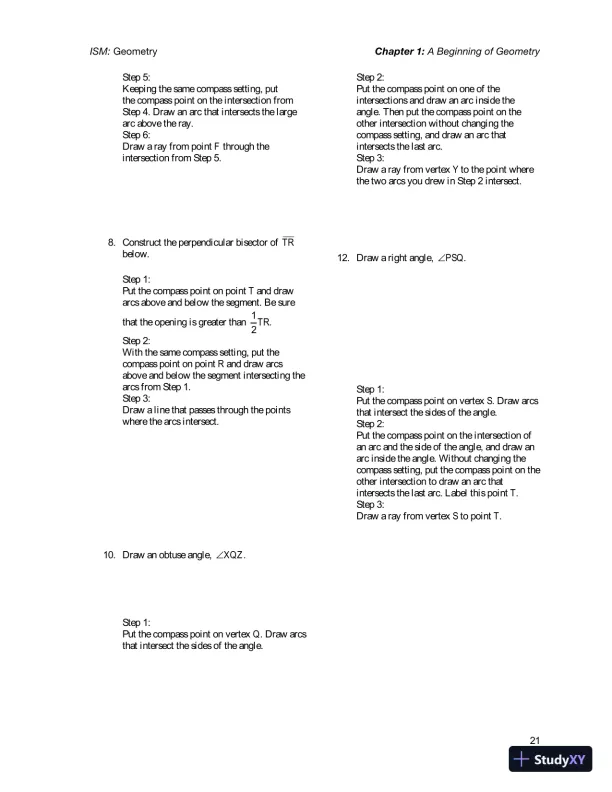 Solution Manual for Geometry, 1st Edition - Page 25 preview image