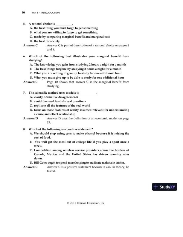 Solution Manual for Essential Foundations of Economics, Global Edition, 7th Edition - Page 11 preview image