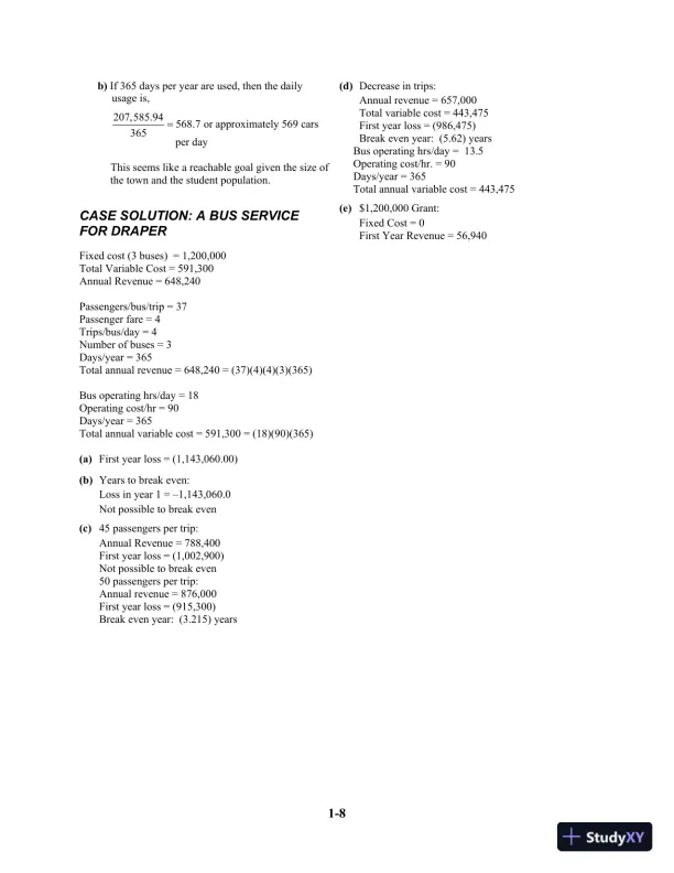 Solution Manual For Introduction To Management Science, 12th Edition - Page 11 preview image