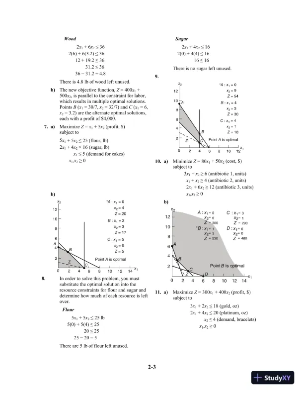 Solution Manual For Introduction To Management Science, 12th Edition - Page 14 preview image