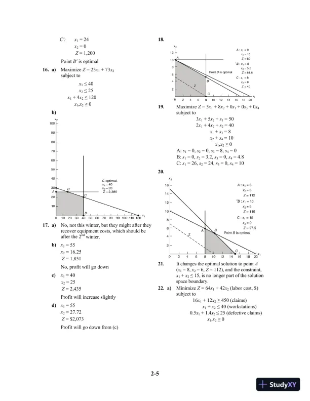 Solution Manual For Introduction To Management Science, 12th Edition - Page 16 preview image