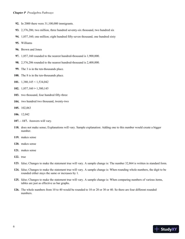 Solution Manual for Pathways to College Mathematics, 2nd Edition - Page 9 preview image