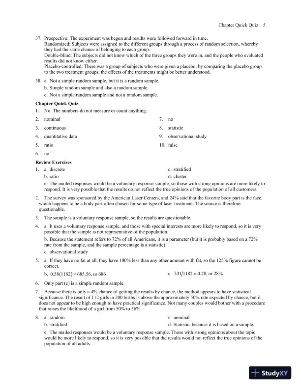Solution Manual for Biostatistics for the Biological and Health Sciences, 2nd Edition - Page 10 preview image