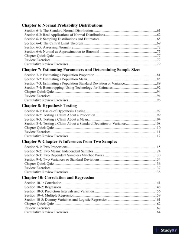 Solution Manual for Biostatistics for the Biological and Health Sciences, 2nd Edition - Page 4 preview image