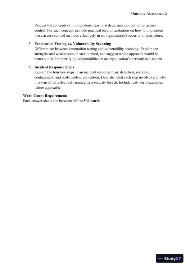 Outcome Assessment 5 Project Requirements - Page 3 preview image