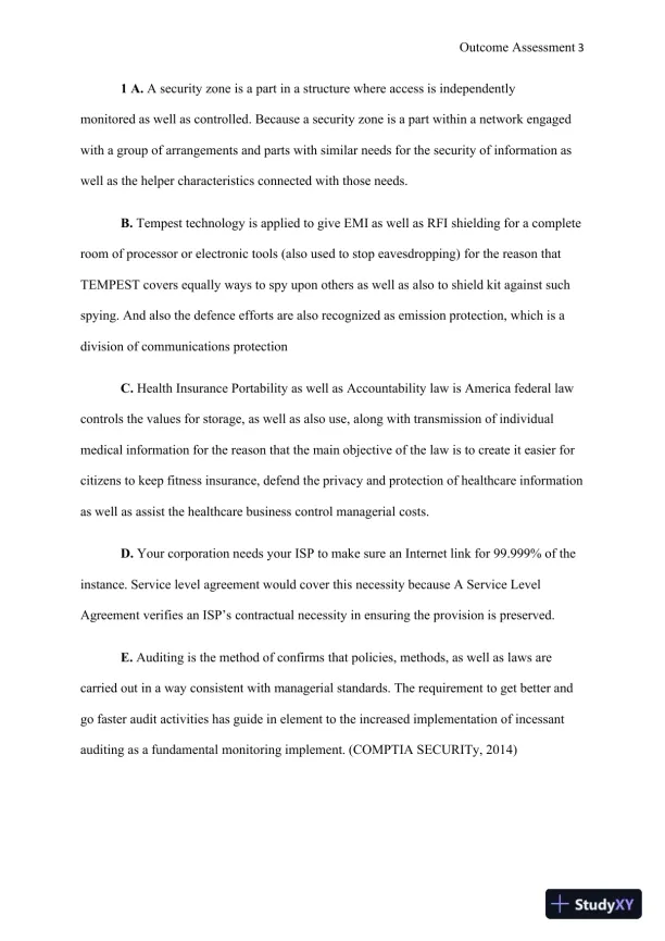 Outcome Assessment 5 Project Requirements - Page 4 preview image