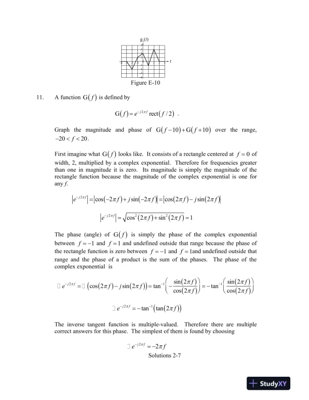 Solution Manual for Signals and Systems, 3rd Edition - Page 8 preview image