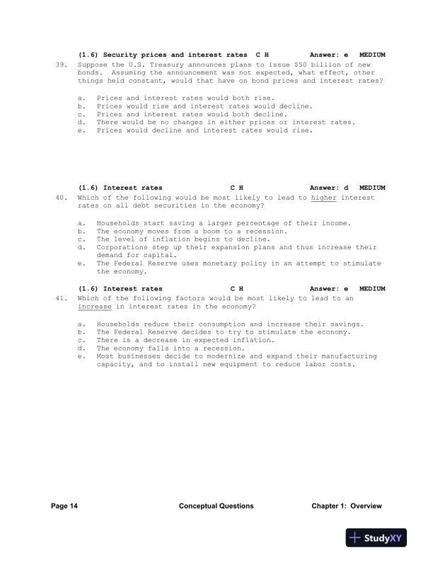 Financial Management: Theory And Practice, 2nd Edition Test Bank - Page 15 preview image
