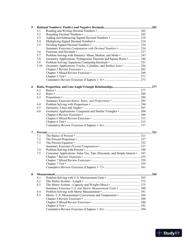 Solution Manual for Prealgebra, 6th Edition - Page 4 preview image