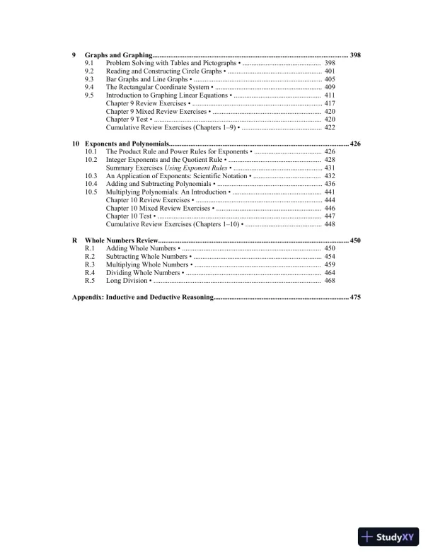 Solution Manual for Prealgebra, 6th Edition - Page 5 preview image