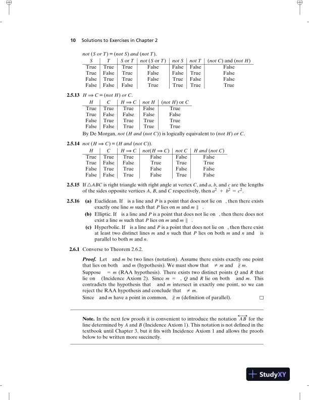 Solution Manual for Foundations of Geometry, 2nd Edition - Page 13 preview image
