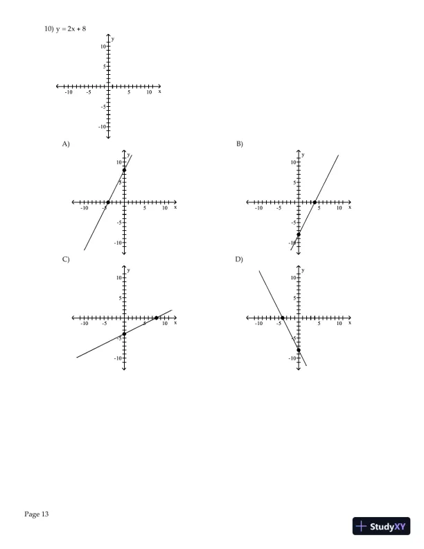 Test Bank for Algebra and Trigonometry Enhanced with Graphing Utilities , 7th Edition - Page 14 preview image