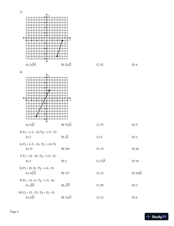 Test Bank for Algebra and Trigonometry Enhanced with Graphing Utilities , 7th Edition - Page 3 preview image