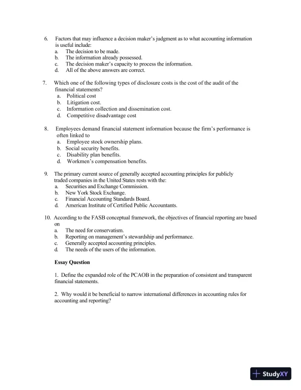 Solution Manual for Financial Reporting and Analysis, 6th Edition - Page 13 preview image
