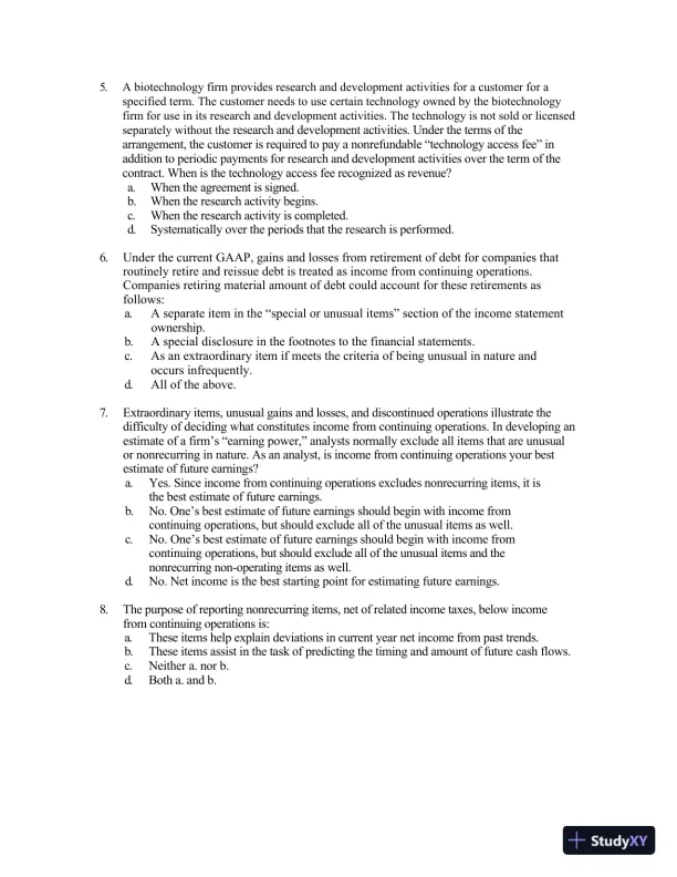 Solution Manual for Financial Reporting and Analysis, 6th Edition - Page 27 preview image
