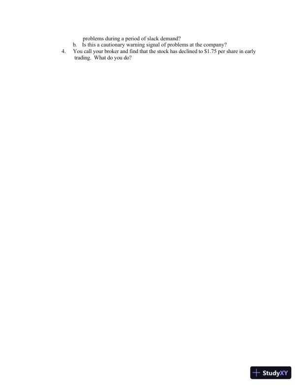 Solution Manual for Financial Reporting and Analysis, 6th Edition - Page 3 preview image
