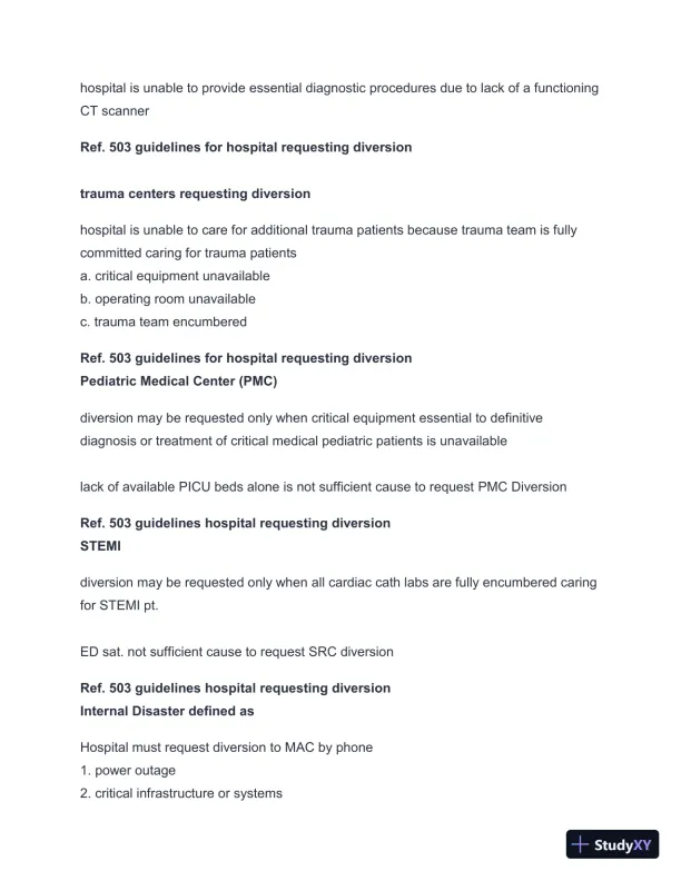 2024-2025 LA County Protocols Practice Exam with Answers (113 Solved Questions) - Page 5 preview image