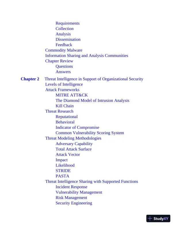 CompTIA CySA+ Cybersecurity Analyst Certification CS0-002 All-in-One Exam Guide (2021) - Page 15 preview image