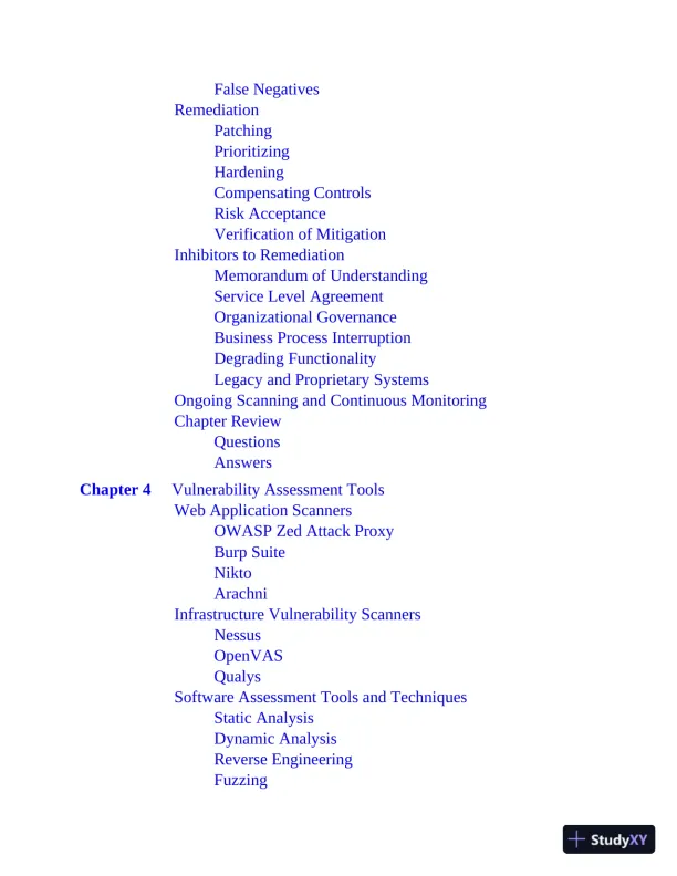 CompTIA CySA+ Cybersecurity Analyst Certification CS0-002 All-in-One Exam Guide (2021) - Page 17 preview image