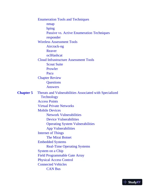 CompTIA CySA+ Cybersecurity Analyst Certification CS0-002 All-in-One Exam Guide (2021) - Page 18 preview image