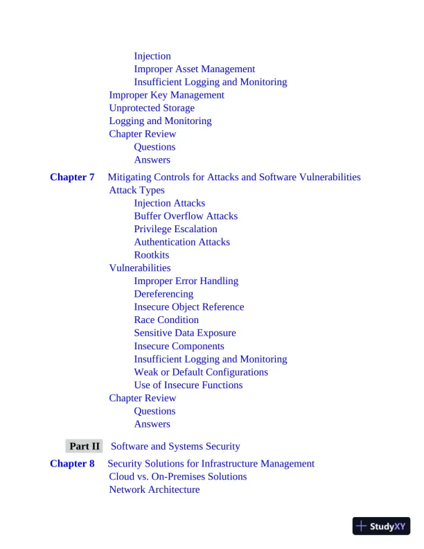 CompTIA CySA+ Cybersecurity Analyst Certification CS0-002 All-in-One Exam Guide (2021) - Page 20 preview image