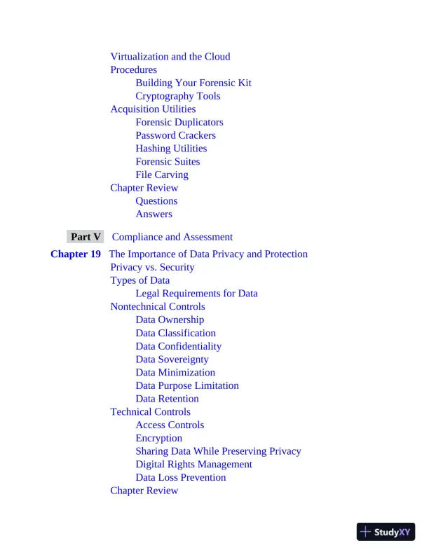 CompTIA CySA+ Cybersecurity Analyst Certification CS0-002 All-in-One Exam Guide (2021) - Page 30 preview image