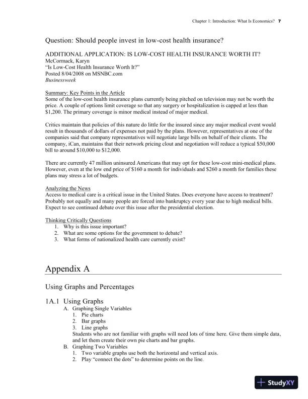 Solution Manual for Microeconomics Principles, Applications and Tools, 10th Edition - Page 10 preview image