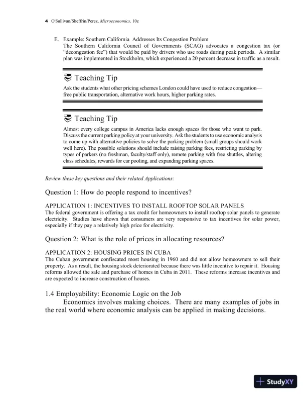 Solution Manual for Microeconomics Principles, Applications and Tools, 10th Edition - Page 7 preview image
