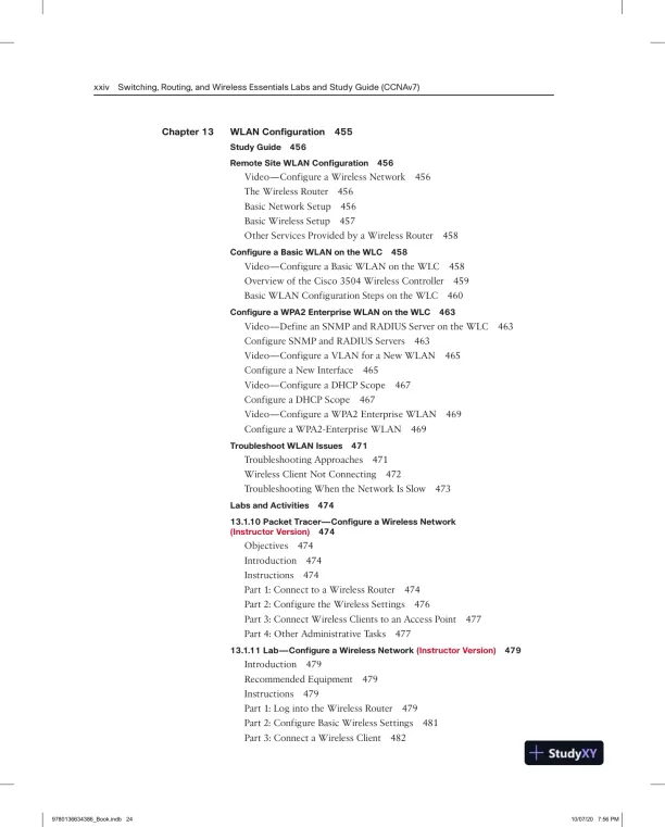 Lecture Notes for CCNA 2 v7 Labs and Study Guide - Page 23 preview image