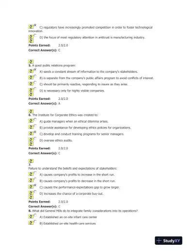 BA301 Final Exam Perfect Score - Page 3 preview image