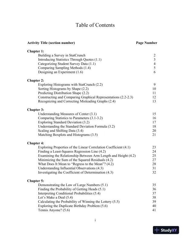 Solution Manual for Statistics: Informed Decisions Using Data, 6th Edition - Page 3 preview image
