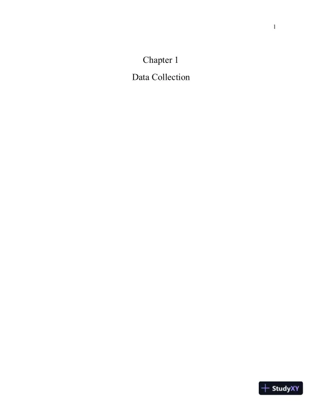 Solution Manual for Statistics: Informed Decisions Using Data, 6th Edition - Page 7 preview image