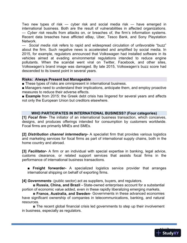 Solution Manual for International Business The New Realities, 5th Edition - Page 15 preview image
