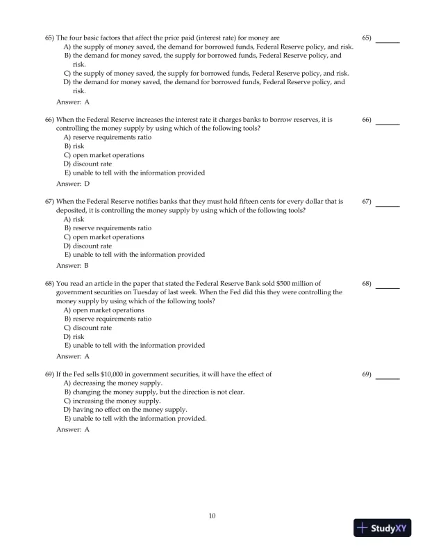 Entrepreneurial Finance, 6th Edition Test Bank - Page 11 preview image