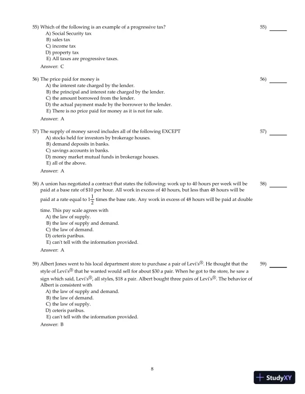 Entrepreneurial Finance, 6th Edition Test Bank - Page 9 preview image