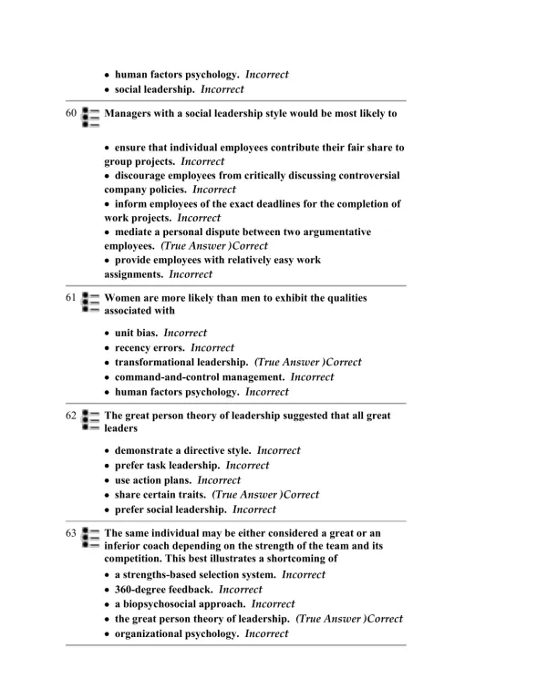 Test Bank For Myers' Psychology for AP, 1st Edition - Page 16 preview image