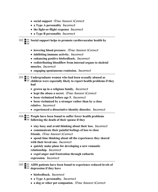 Test Bank For Myers' Psychology for AP, 1st Edition - Page 25 preview image