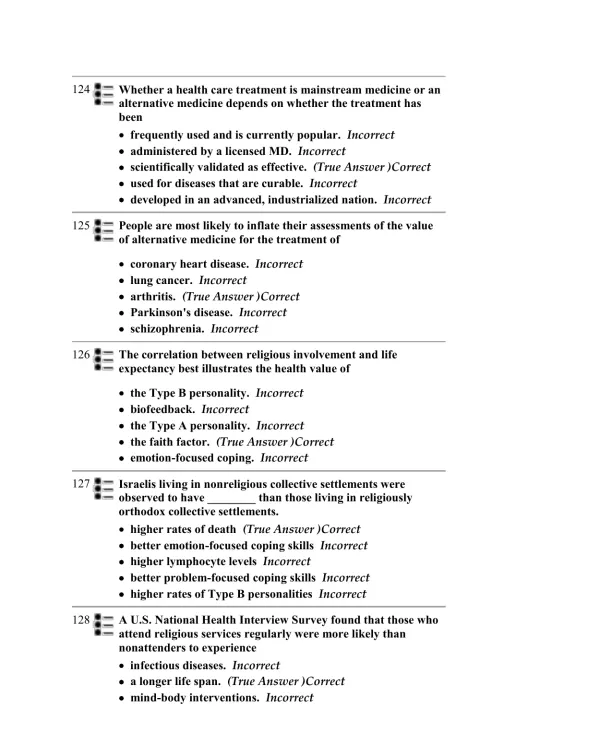 Test Bank For Myers' Psychology for AP, 1st Edition - Page 30 preview image