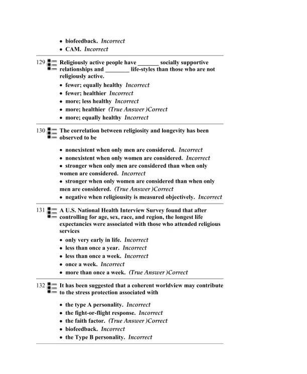 Test Bank For Myers' Psychology for AP, 1st Edition - Page 31 preview image