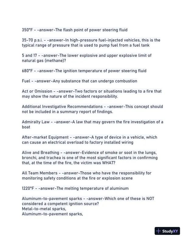 2023-2024 IAAI CFI Study Questions With Answers with Answers (258 Solved Questions) - Page 3 preview image