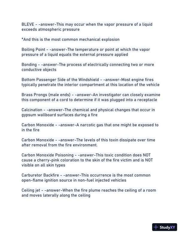 2023-2024 IAAI CFI Study Questions With Answers with Answers (258 Solved Questions) - Page 5 preview image