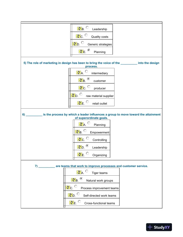 Quality Management and Strategic Planning: A Comprehensive Overview - Page 3 preview image