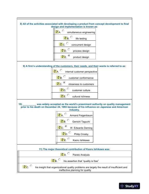 Quality Management and Strategic Planning: A Comprehensive Overview - Page 4 preview image
